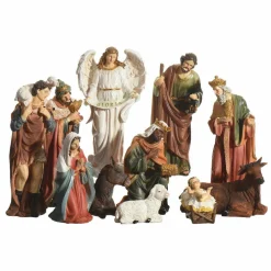 Les 11 santons (Hauteur 30 cm) de Pauline