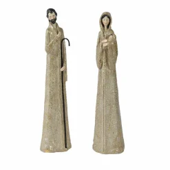 Les 2 santons (Hauteur 35 cm) de Thomas
