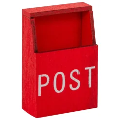 Lot de 10 accessoires déco en bois (H17 cm) Porte de petite souris Multicolore