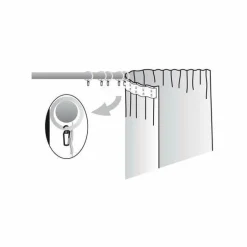 Lot de 10 agrafes (D20) Transparent