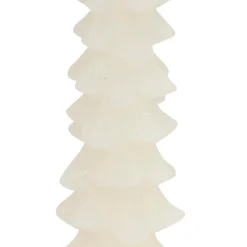 Lot de 2 bougies bâton en cire (H25 cm) Sapin Blanc