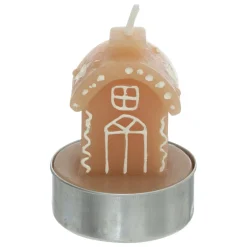 Lot de 4 bougies (H6 cm) Maisons de village