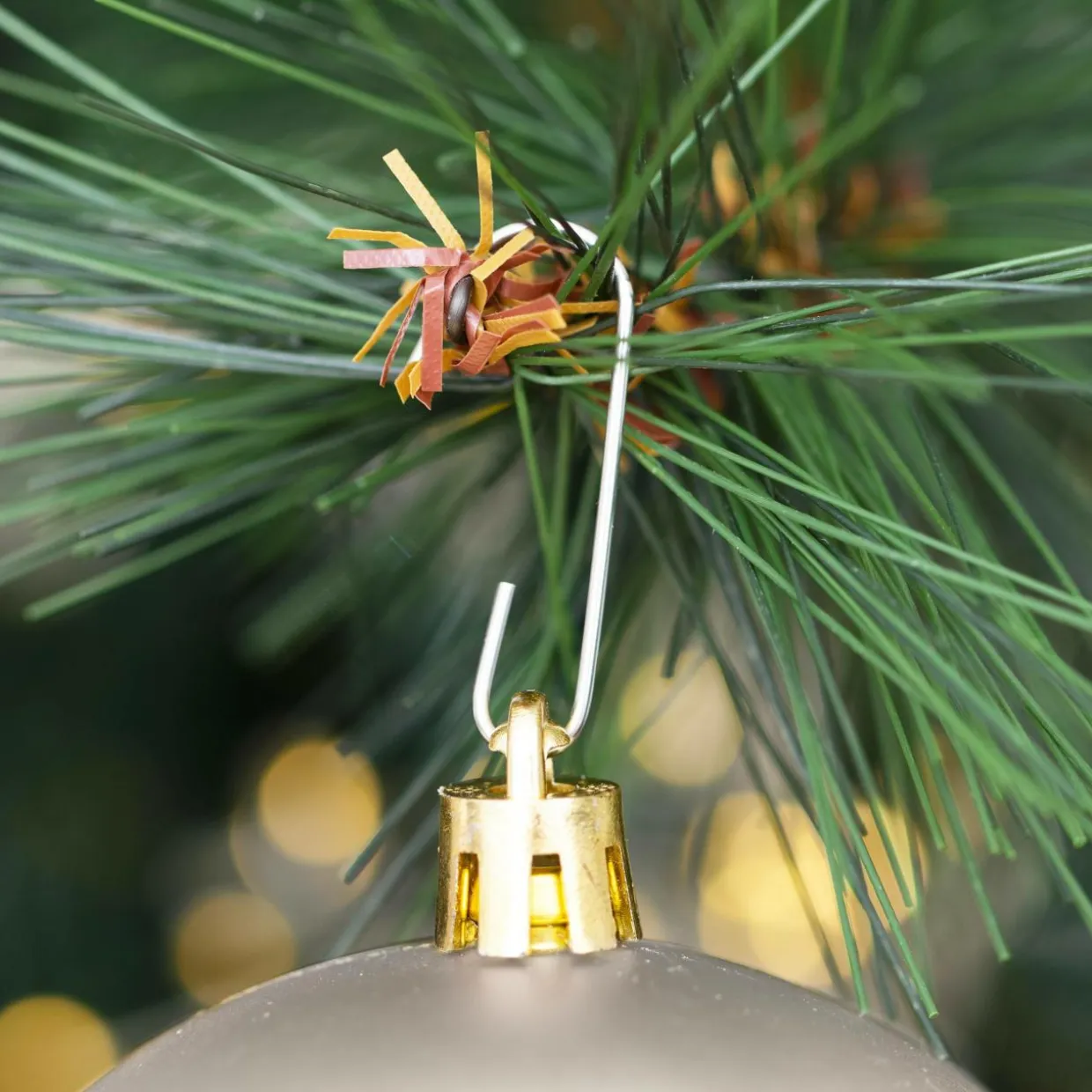 Lot de 20 boules de Noël assorties New Alpine Perle
