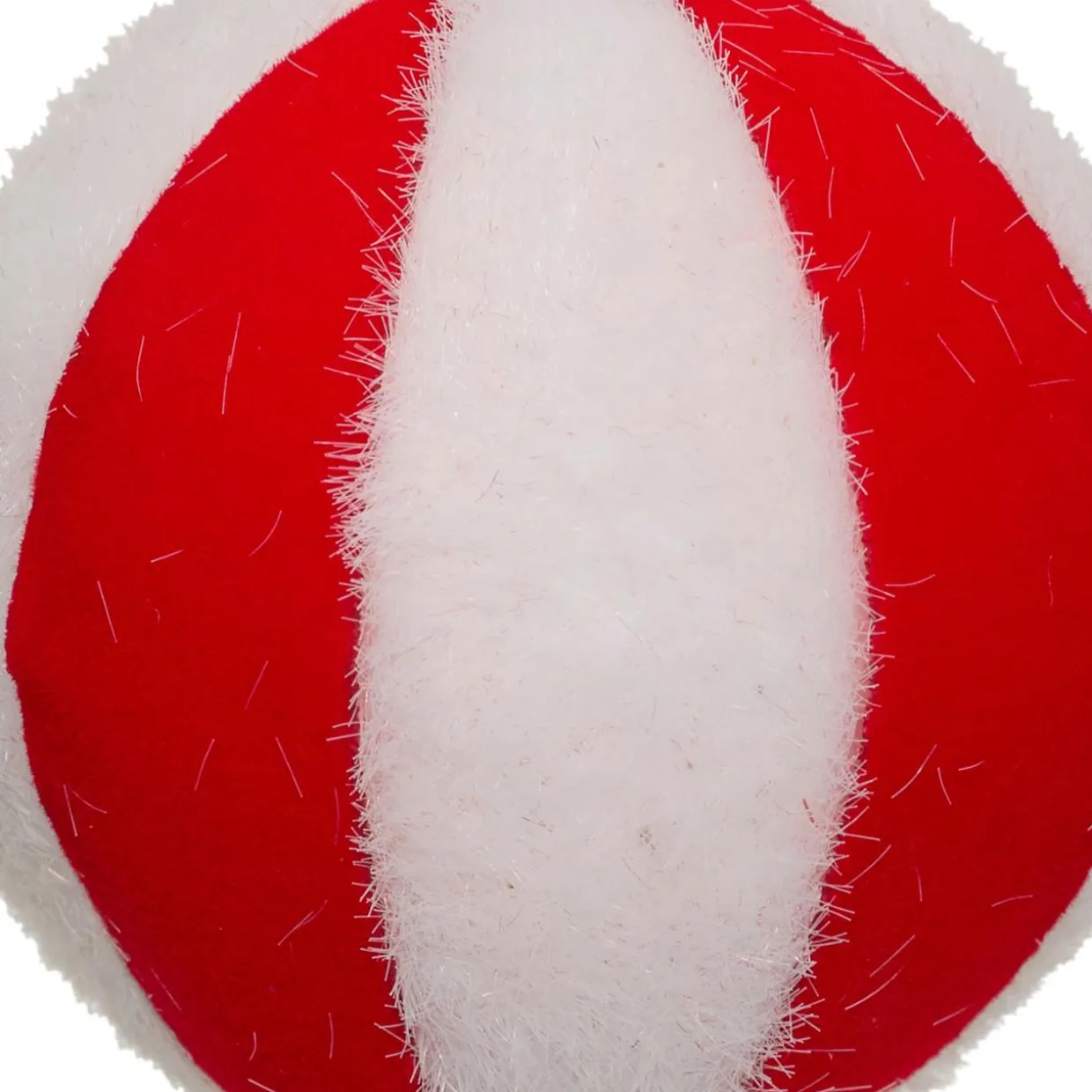 Lot de 22 boules de Noël assorties Rayures Rouge