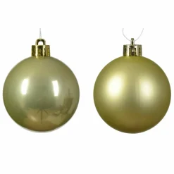 Lot de 16 boules de Noël (D40 mm) Alpine Pistache