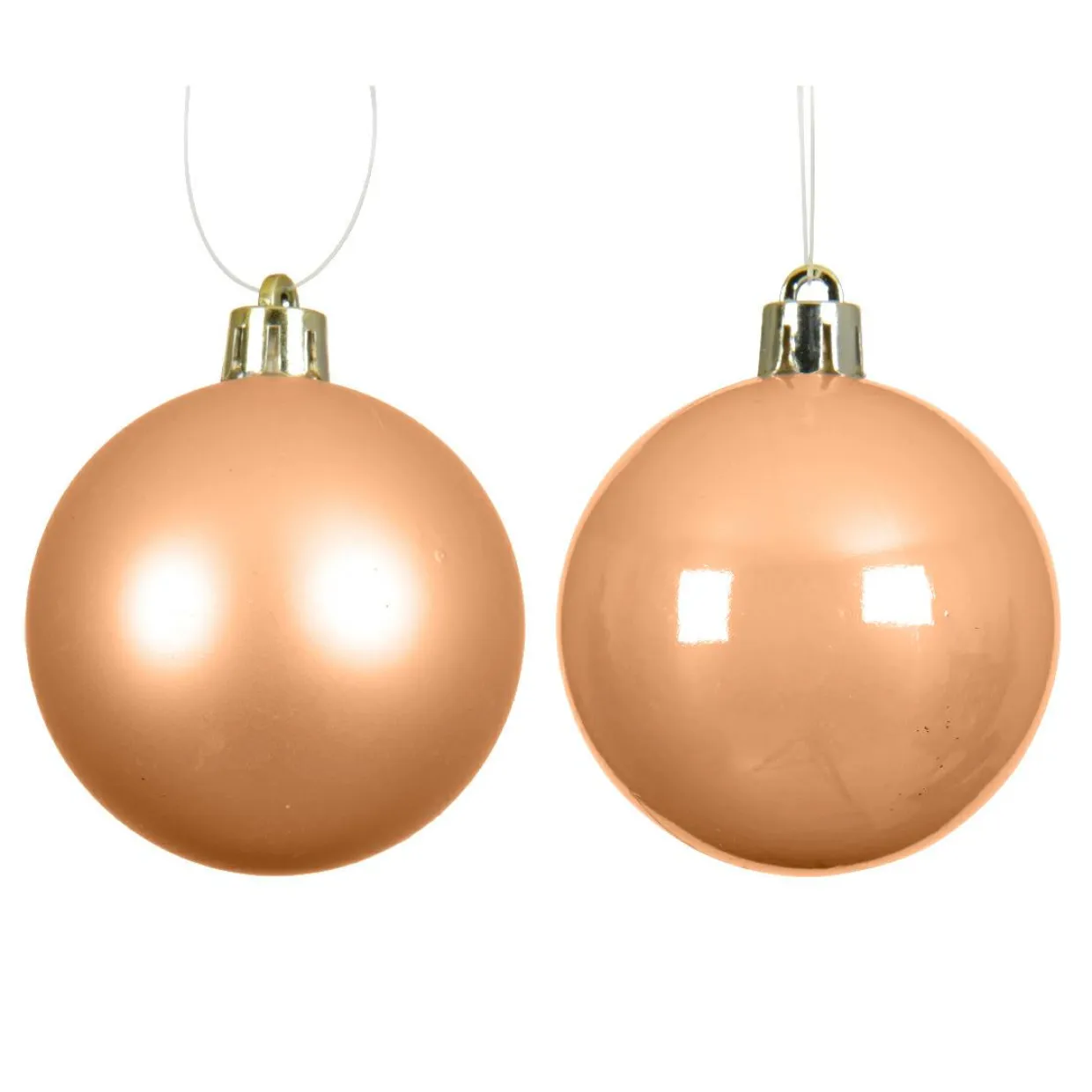 Lot de 6 boules de Noël (D80 mm) Aravis Pêche