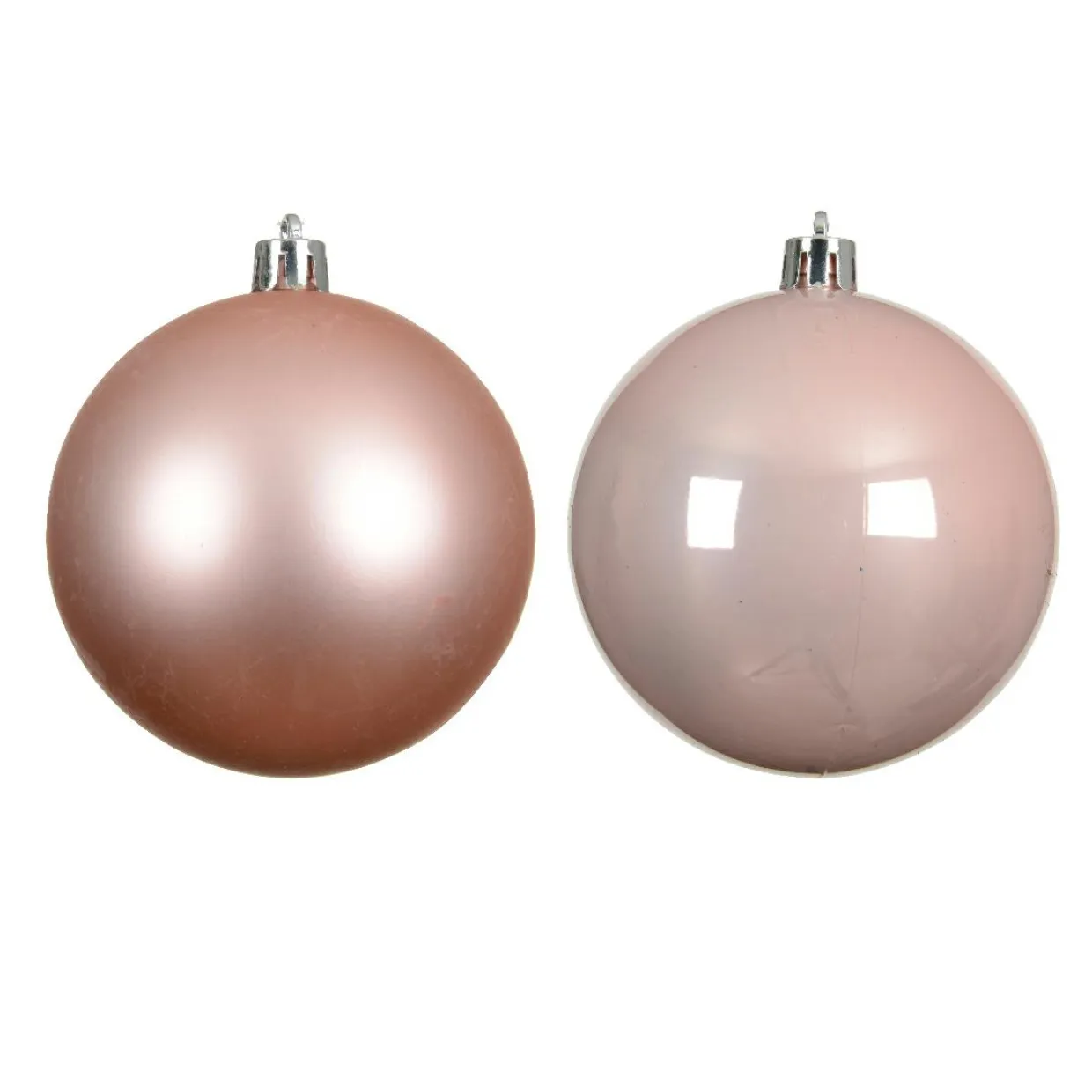 Lot de 16 boules de Noël (D40 mm) Aravis Rose poudré