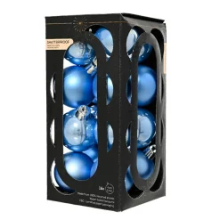 Lot de 16 boules de Noël (D40 mm) Aravis Bleu ciel