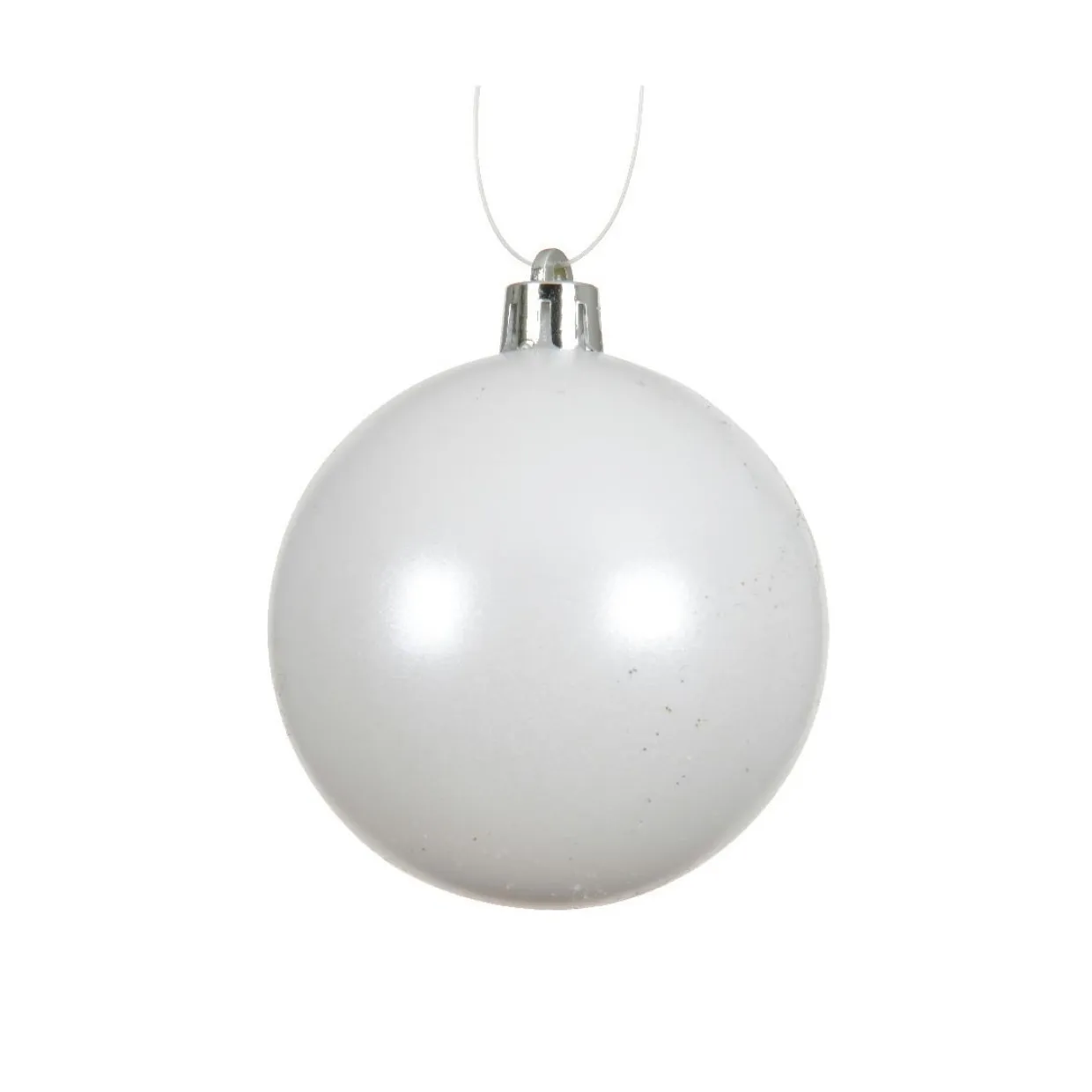 Lot de 16 boules de Noël (D40 mm) Aravis Blanc