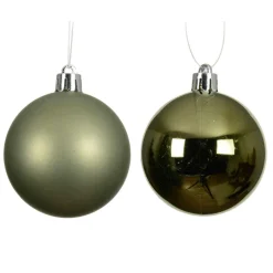 Lot de 16 boules de Noël (D40 mm) Aravis Vert romarin