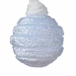 Lot de 3 boules de Noël (D80 mm) en verre Silva Bleu clair