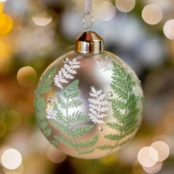 Lot de 3 boules de Noël en verre (D80 mm) Lips Argent