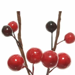 Lot de 3 branches de Baies (8 cm) Billa Rouge