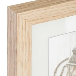Lot de 5 cadres photo en bois Ethnique Naturel