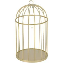 Lot de 3 cages à oiseaux (H41 cm) Christmas Chic Doré