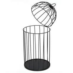 Lot de 3 cages à oiseaux (H41 cm) Christmas Chic Noir