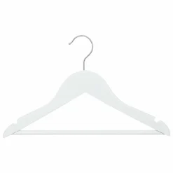 Lot de 4 cintres enfant bois Blanc
