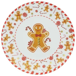 Lot de 12 dessous d'assiette (D33 cm) Pain d'épices
