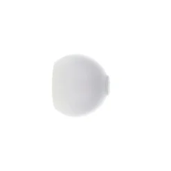 Lot de 2 embouts pour tringle bois (D28 mm) Nils boule Blanc