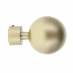 Lot de 2 embouts tringle (D20 mm) Jim Théa Or