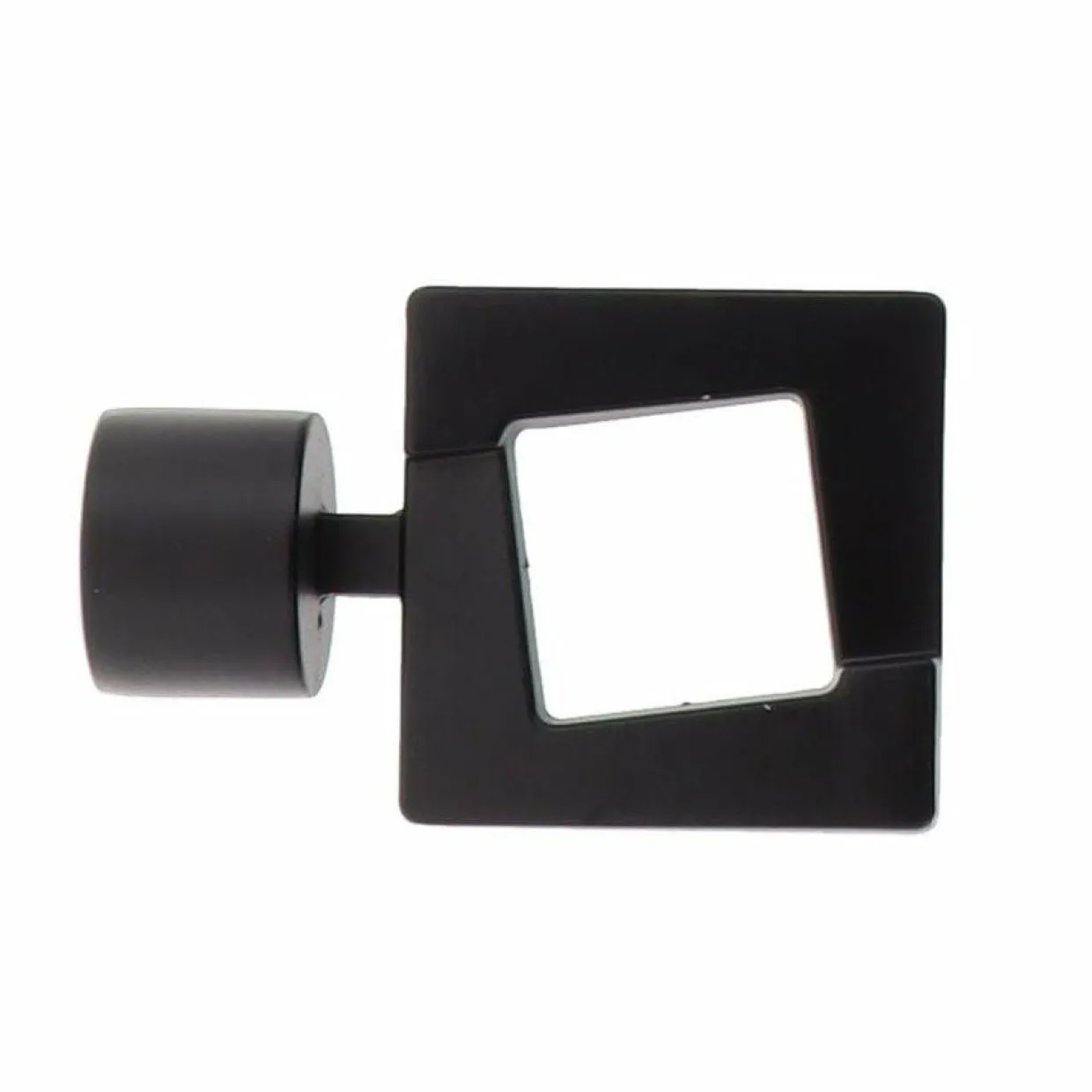 Lot de 2 embouts tringle (D28 mm) Lino Upper east side Noir mat