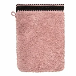 Lot de 2 gants de toilette coton (15 x 21 cm) Joia Rose