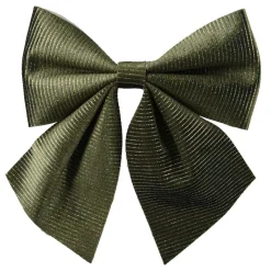 Lot de 2 Nœuds de Noël (H15 cm) London chic Vert