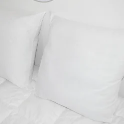 Lot de 2 oreillers rectangulaires moelleux (45 x 70 cm) Volume Blanc