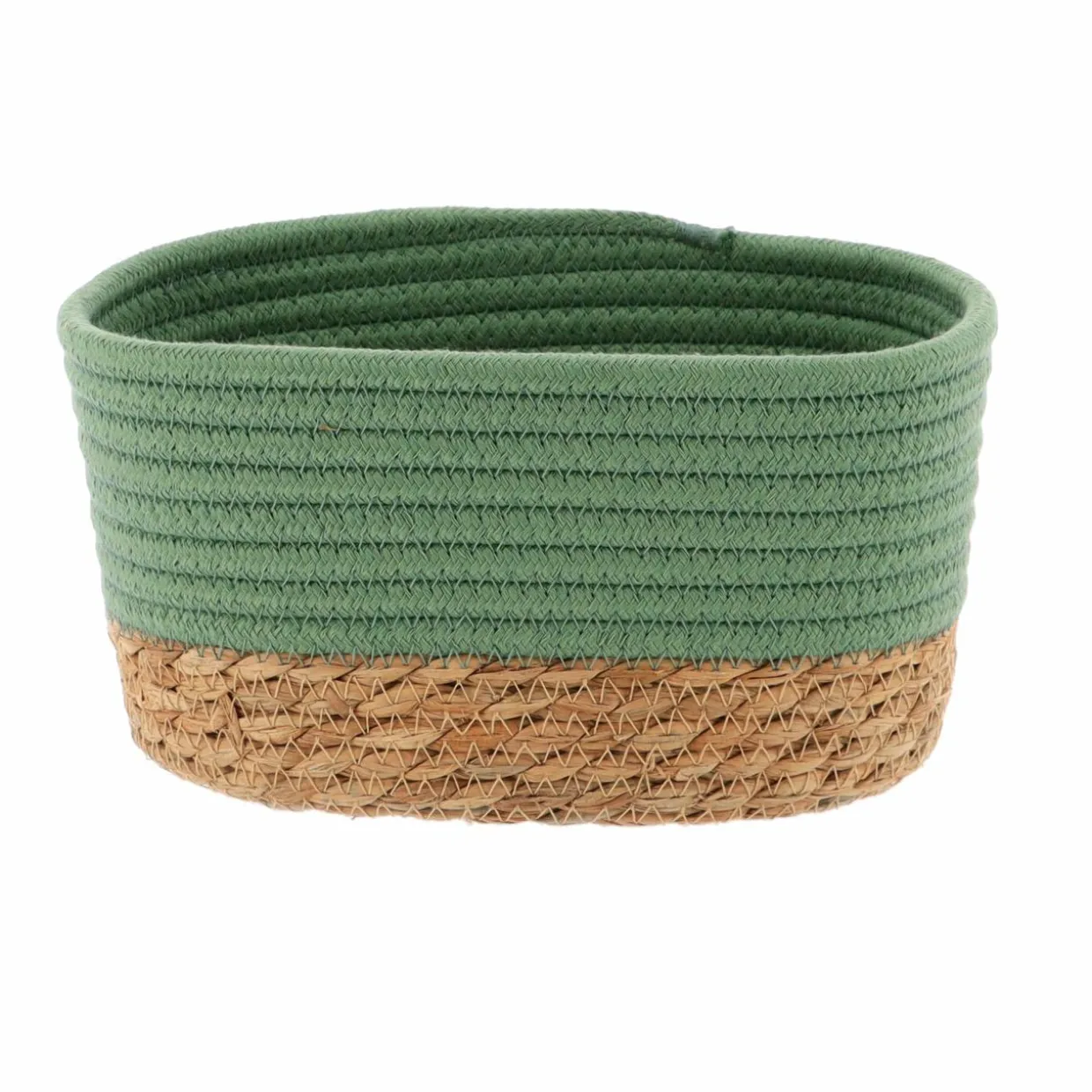 Lot de 3 paniers de rangement (H13 cm) Timeless Vert