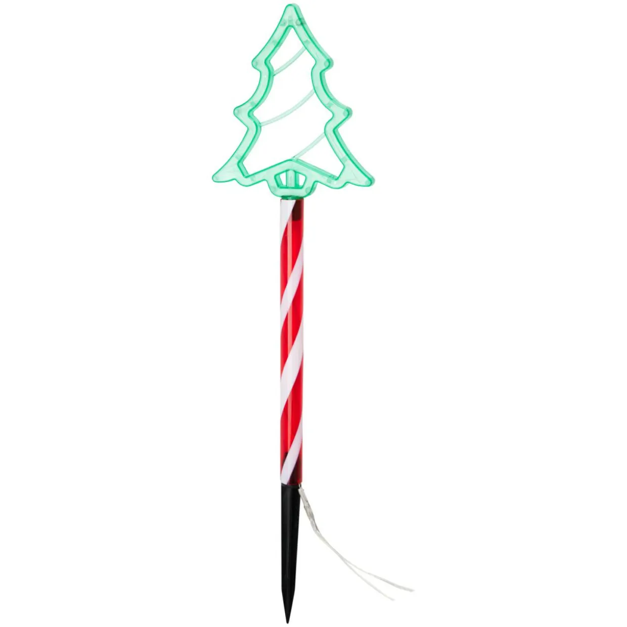 Lot de 5 piquets lumineux à piles 45 LED (H44 cm) Sapins Candy Multicolore