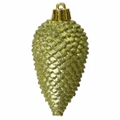 Lot de 6 pommes de pin à suspendre (H8 cm) Alpine Pistache