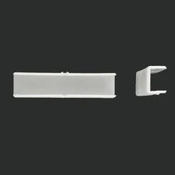 Lot de 2 raccords de rail plat