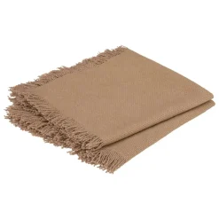 Lot de 2 serviettes coton (40 x 40 cm) Maha Beige
