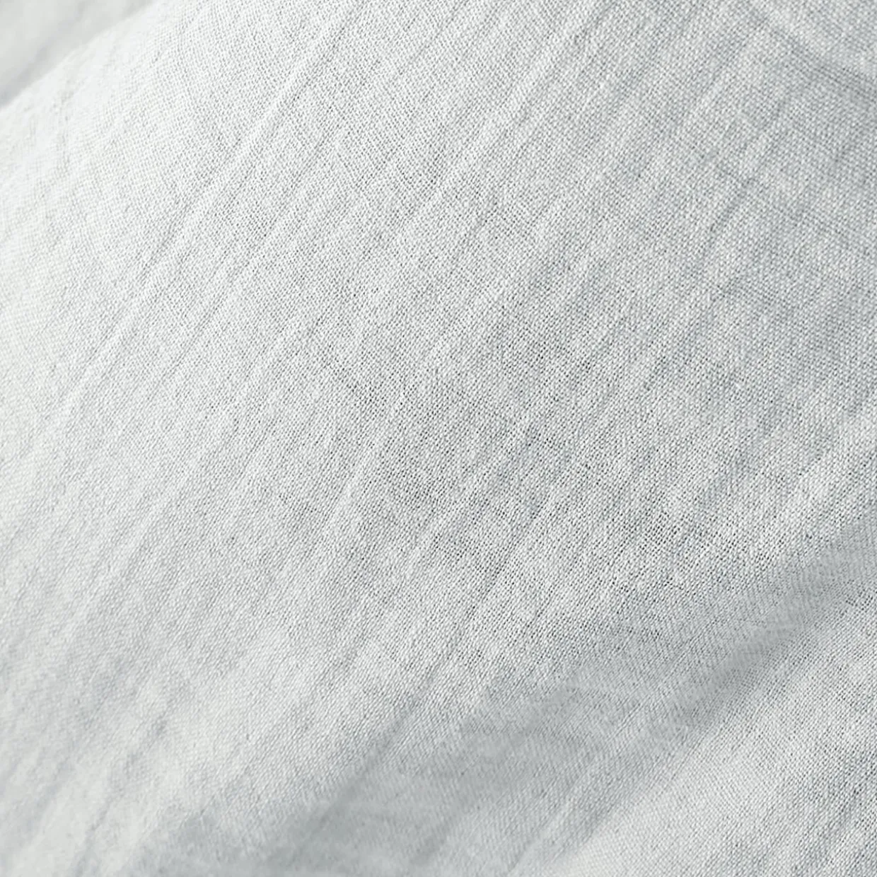 Lot de 3 serviettes gaze de coton (40 x 40 cm) Gaïa Gris nuage