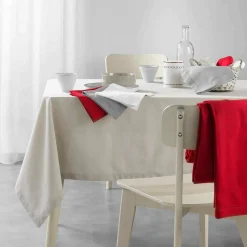 Lot de 3 serviettes (40 x 40 cm) Charline Beiges