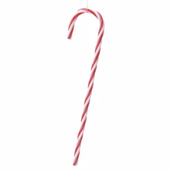 Lot de 6 sucres d'orge à suspendre (H13 cm) Batonnets Rouge