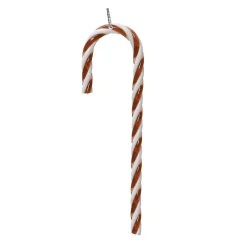 Lot de 4 sucres d'orge à suspendre (H12 cm) Gourmand Brun café
