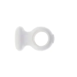Lot de 2 supports plafond bois (L50 / D28 mm) Nils Blanc