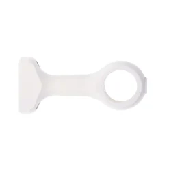 Lot de 2 supports tringle bois (L110 / D28 mm) Nils Blanc