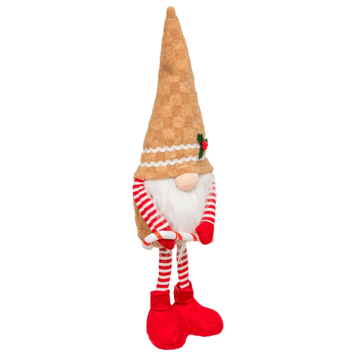 Lutin debout (H50 cm) Gourmand Pain d'épices Marron clair