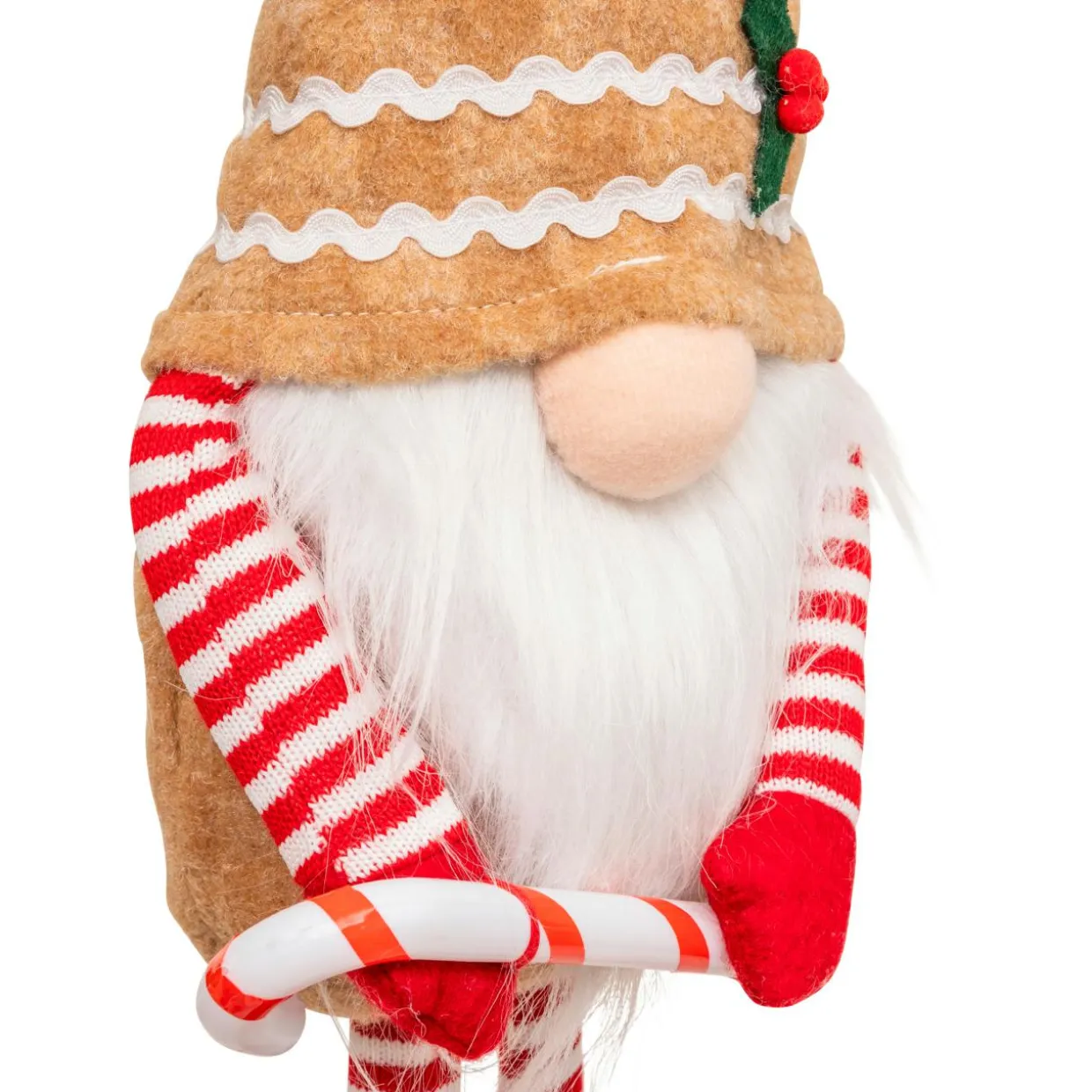 Lutin debout (H50 cm) Gourmand Pain d'épices Marron clair
