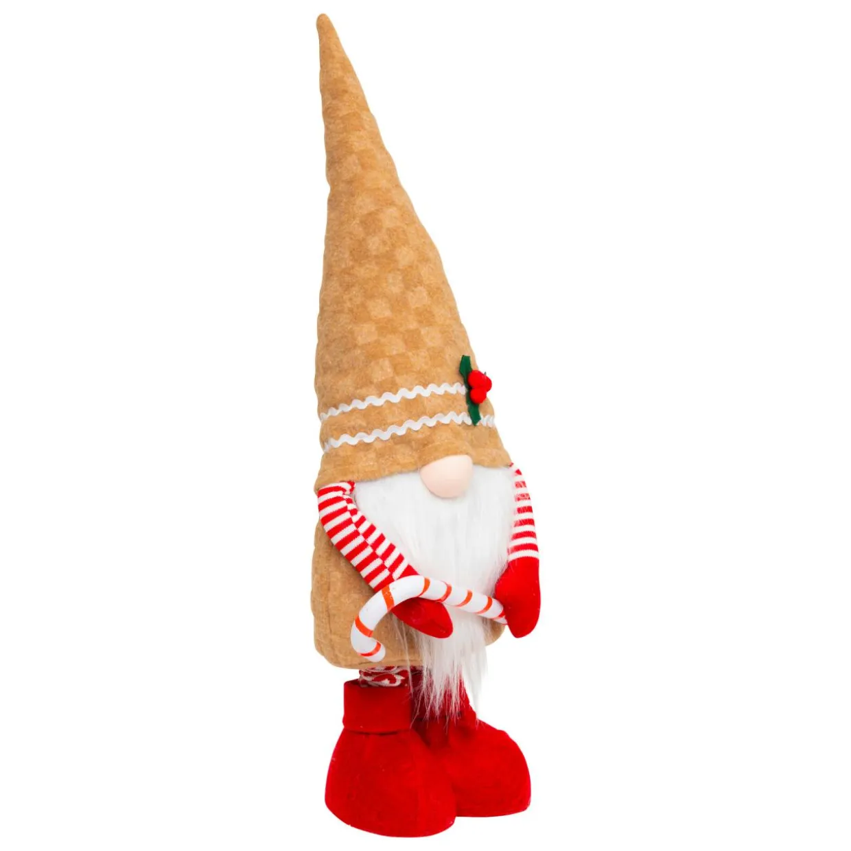 Lutin jambes téléscopiques (H80 cm) Gourmand Pain d'épices Marron clair