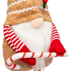 Lutin jambes téléscopiques (H80 cm) Gourmand Pain d'épices Marron clair