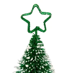 Marque place en métal (H10 cm) Sapin Vert enneigé