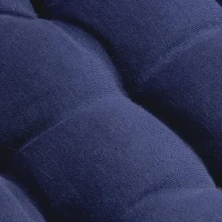 Matelas de sol coton (120 x 60 cm) Pixel Bleu marine
