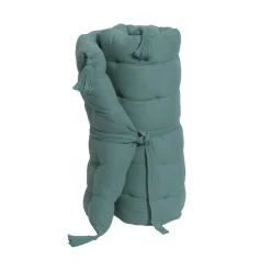 Matelas de sol gaze de coton (60 x 120 cm) Gaïa Bleu canard