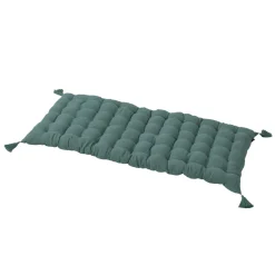 Matelas de sol gaze de coton (60 x 120 cm) Gaïa Bleu canard