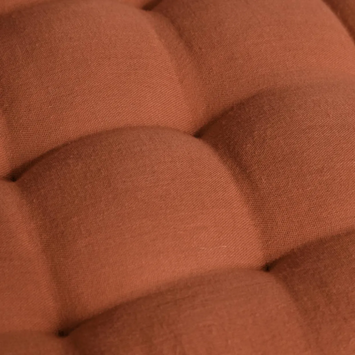 Matelas de sol gaze de coton (60 x 120 cm) Gaïa Terracotta