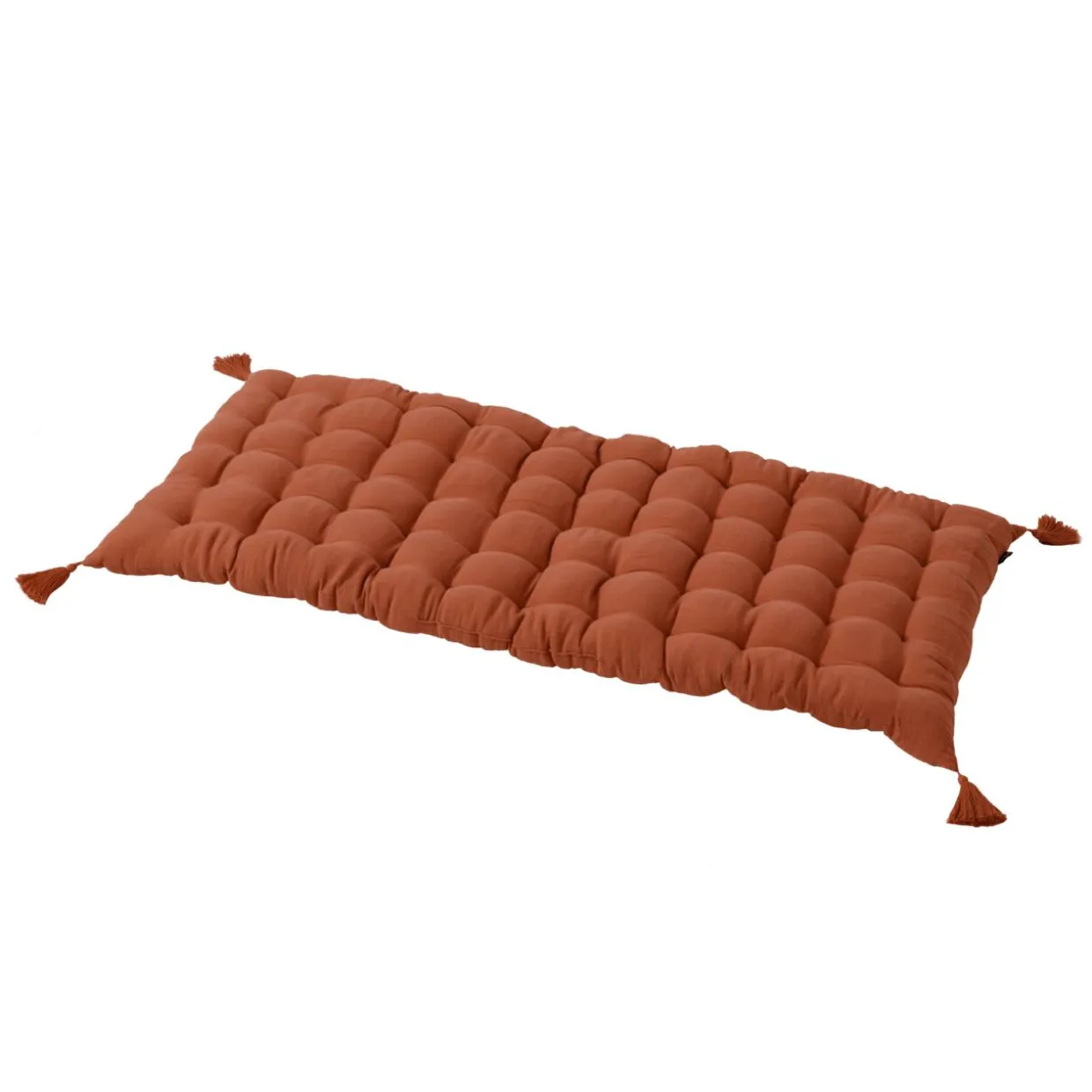 Matelas de sol gaze de coton (60 x 120 cm) Gaïa Terracotta