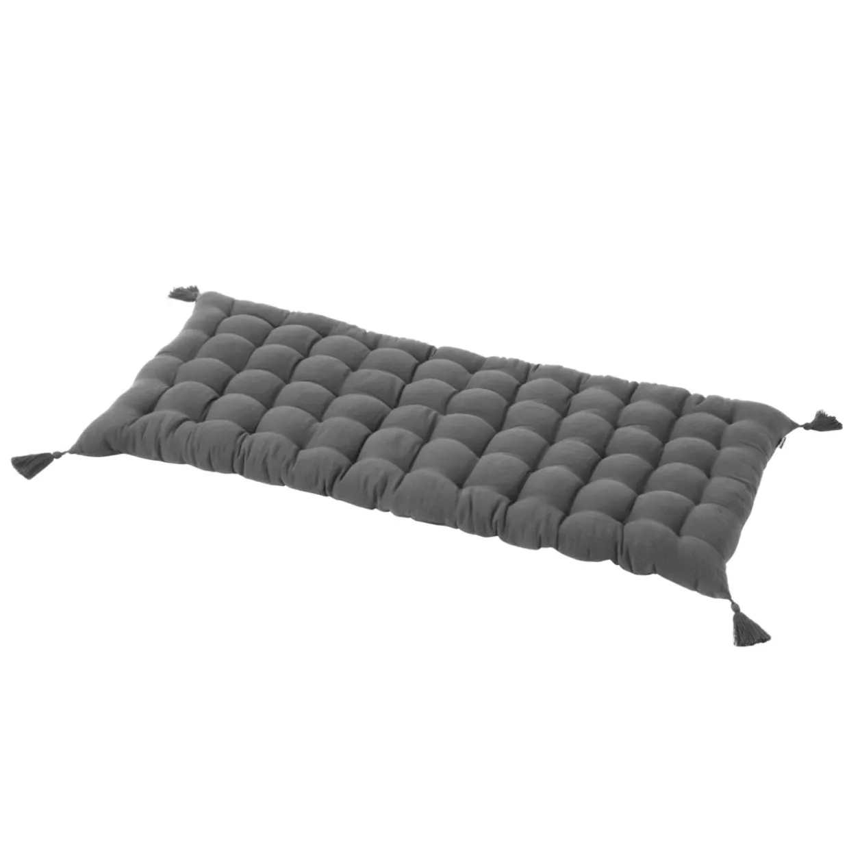 Matelas de sol gaze de coton (60 x 120 cm) Gaïa Gris granit